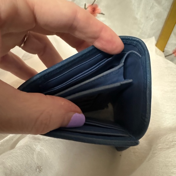 MCM Blue Leather Women's Wallet - Picture 10 of 11